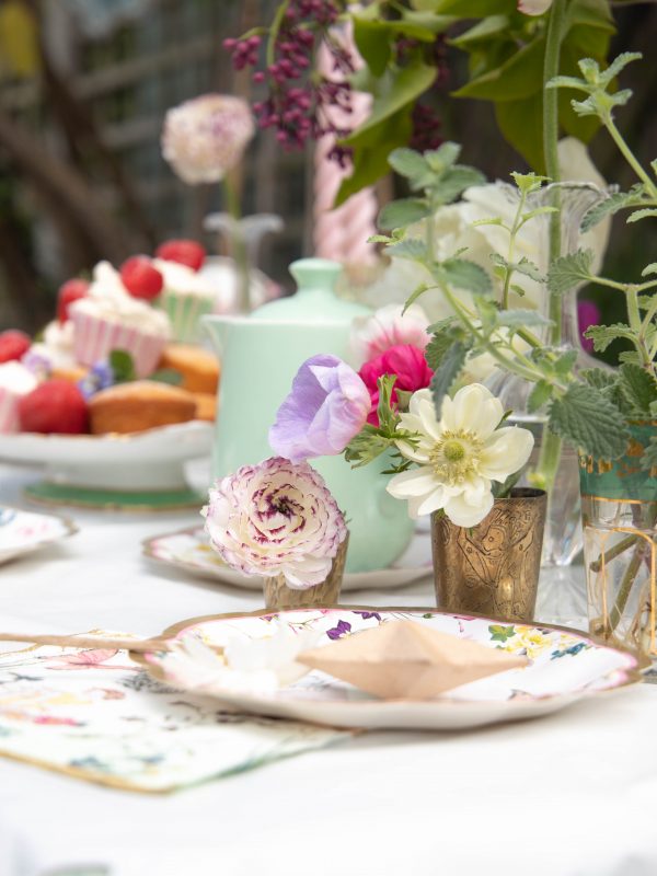 A handmade back garden fairy party