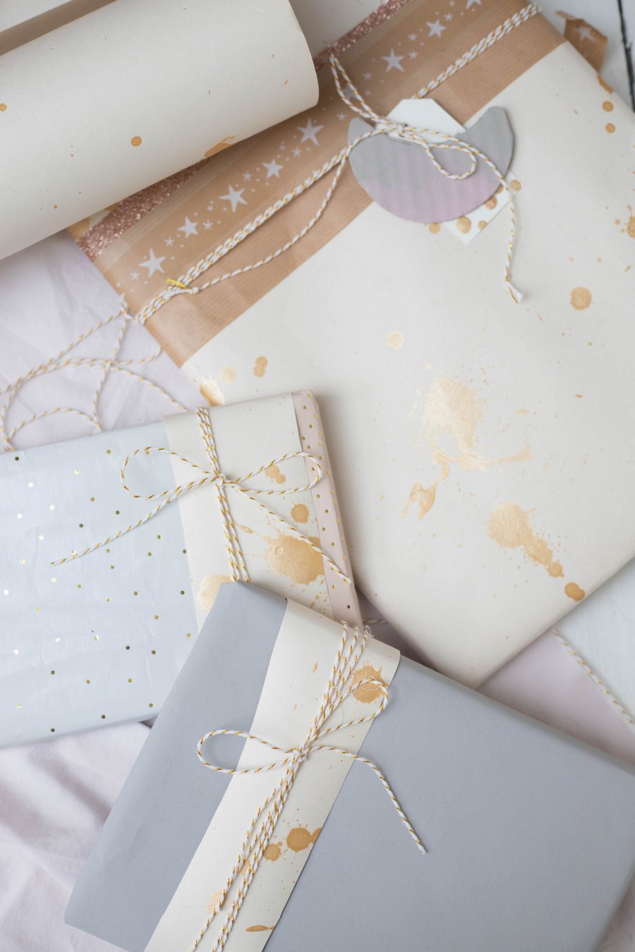 DIY - Gold ink wrapping