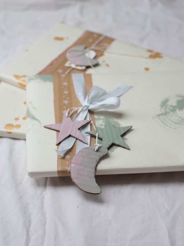 moon and star gift wrapping