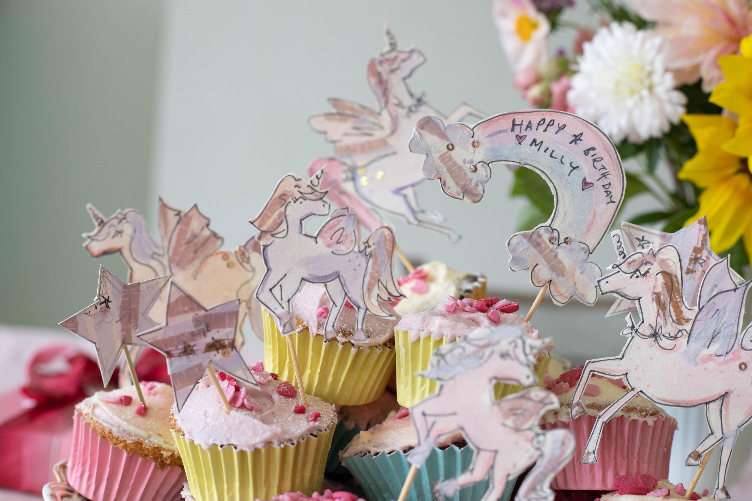 Lotts and Lots | DIY - Washi Tape Unicorns with Papermash