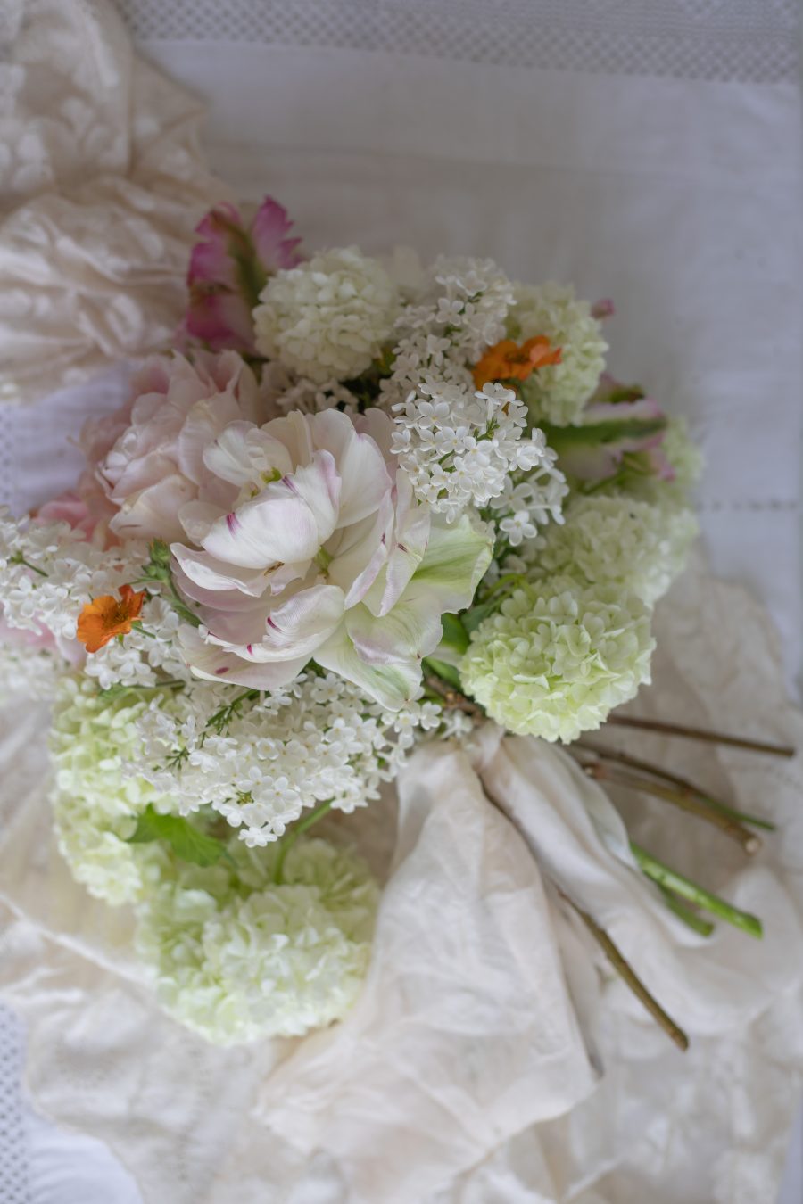 British Grown Flowers April Wedding Bouquet
