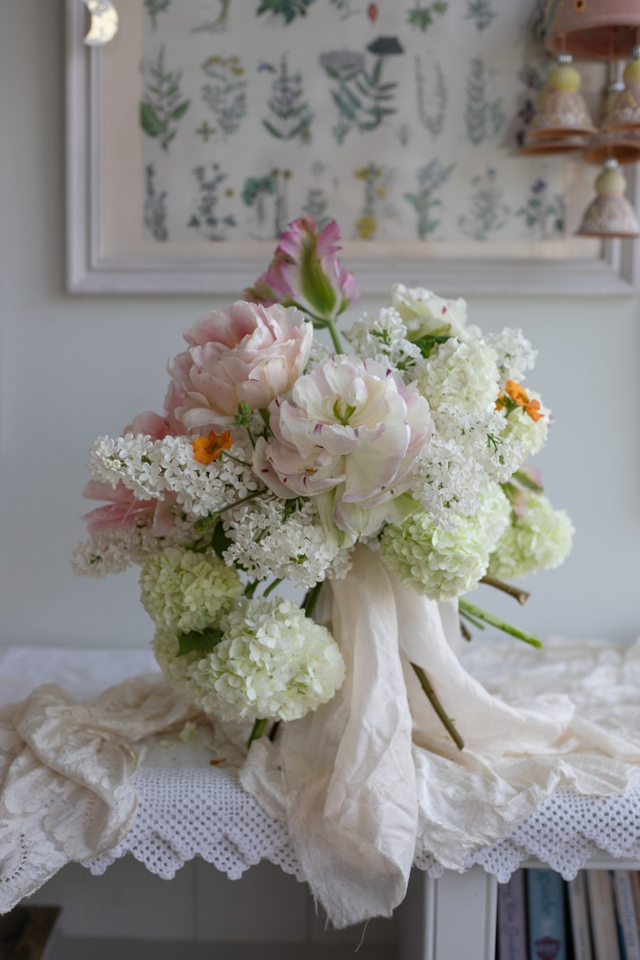British Grown Flowers April Wedding Bouquet