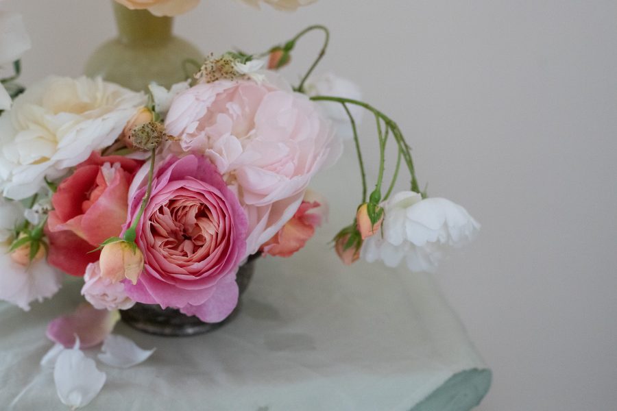 Locally grown wedding flowers, Leigh-on-Sea