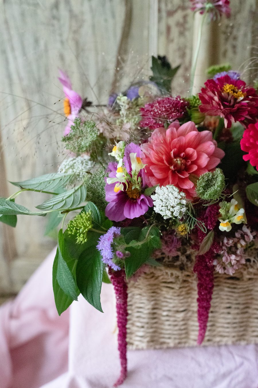 Autumn Flower Ceremony Basket