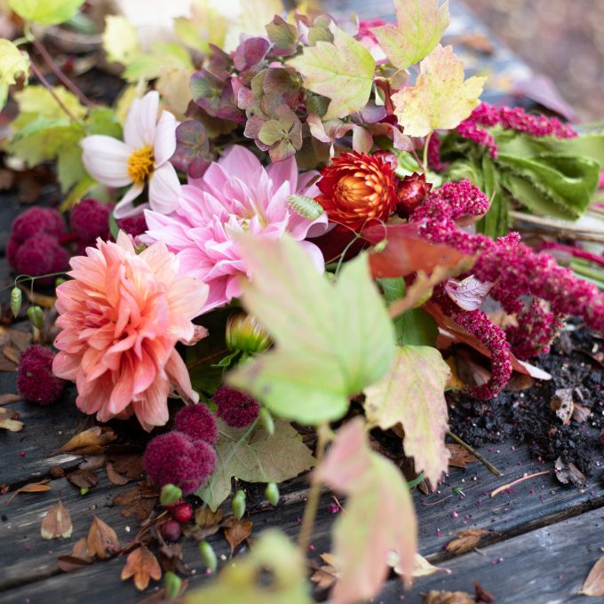 British Grown Flowers : October Bouquet