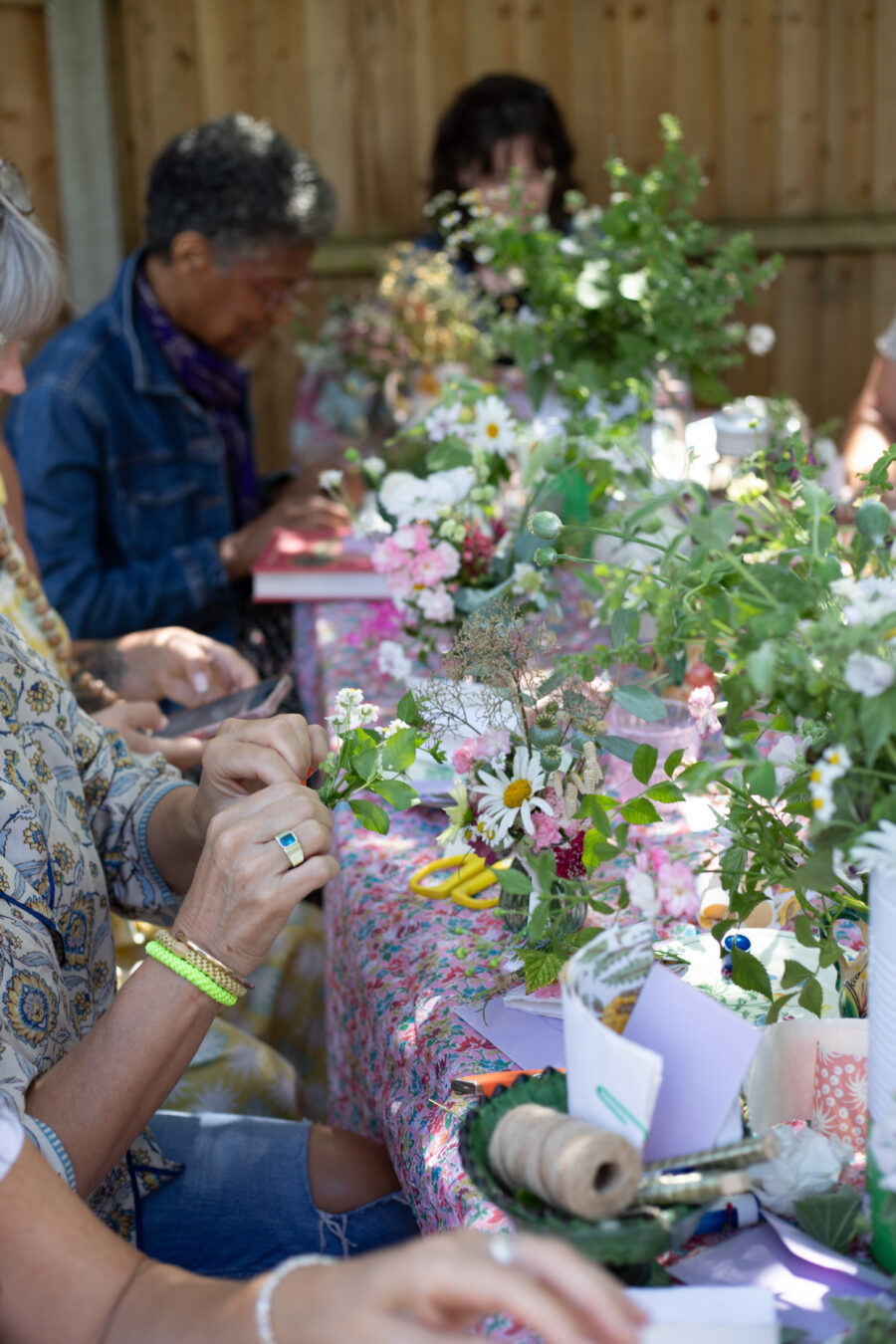 July Floral Craft Workshop, Leigh-on-Sea