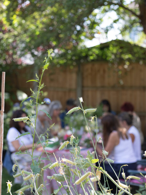 Bud vases and books July Quickie Workshop